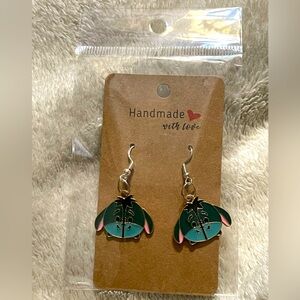 ￼￼Eyeore  handcrafted earrings 925 Sterling Silver hypoallergenic hooks